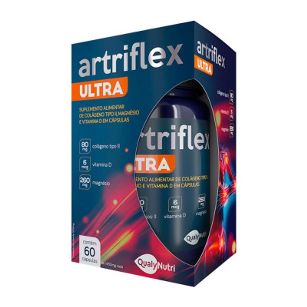 Artriflex Ultra Qualy Nutri 80mg C60 Cápsulas Unicdrogaria